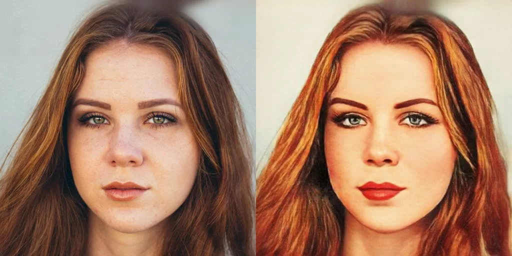 Face image to portrait Face art Ai generator