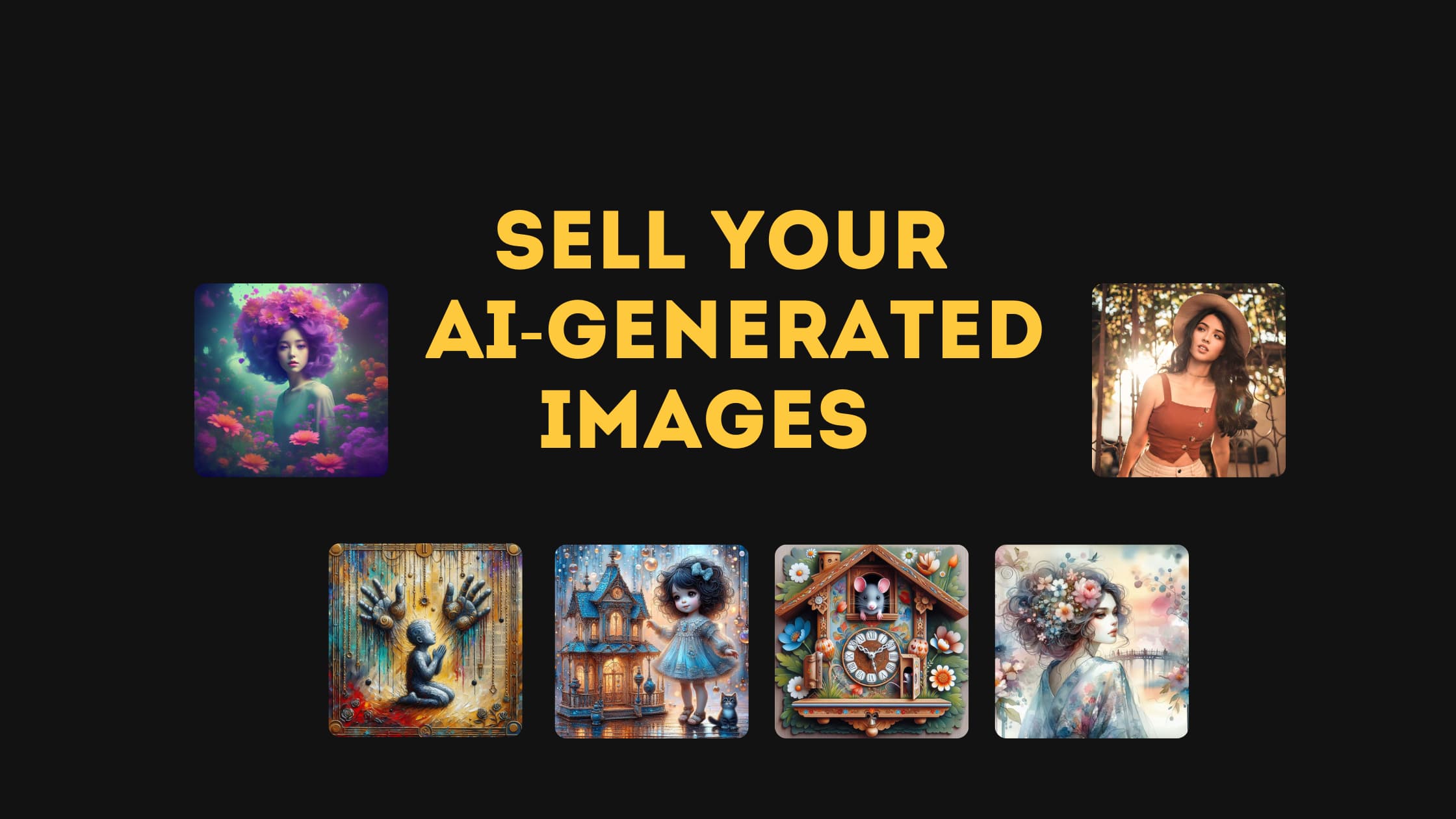 sell Your AI-generated Art AI-generated Art