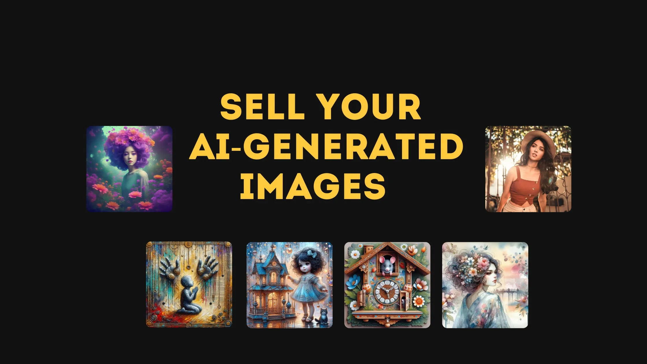 sell Your AI-generated Art AI-generated Art